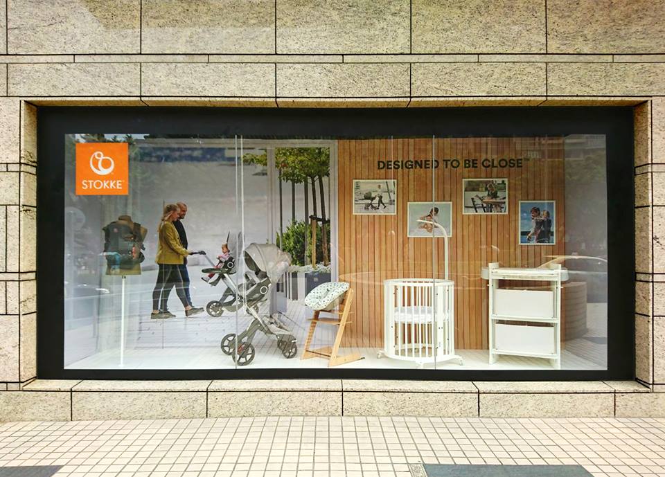 STOKKE Window Display @Yaohan